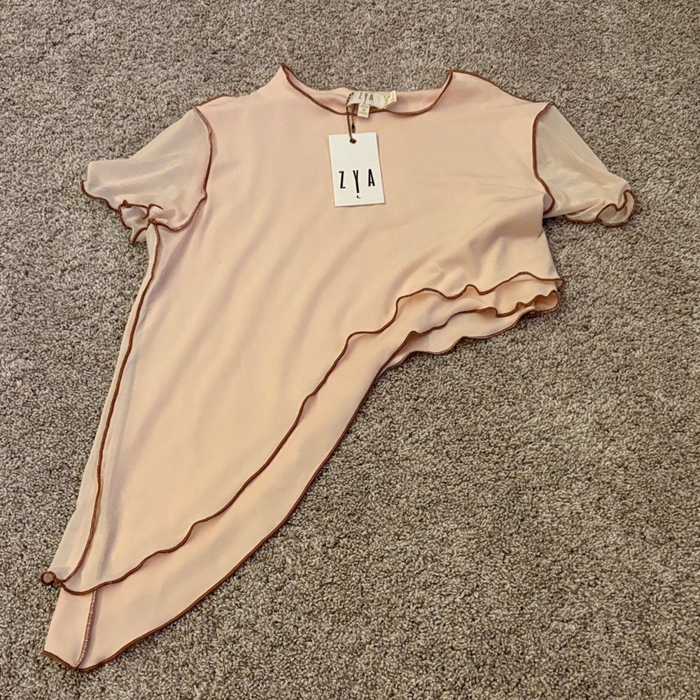 Asymmetrical Blush Blouse